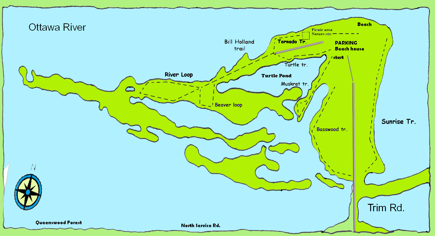Petrie Island Maps